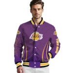 personalized los angeles lakers chevron arrow purple varsity jacket best selling.webp