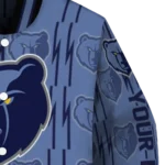personalized memphis grizzlies bolt stripe blue varsity jacket best selling.webp