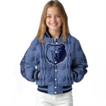 personalized memphis grizzlies bolt stripe blue varsity jacket best selling.webp