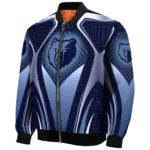 personalized memphis grizzlies mesh chest black bomber jacket best selling