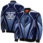personalized memphis grizzlies mesh chest black bomber jacket best selling