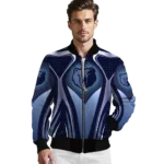 personalized memphis grizzlies mesh chest black bomber jacket best selling
