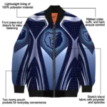 personalized memphis grizzlies mesh chest black bomber jacket best selling