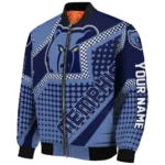 personalized memphis grizzlies star burst blue bomber jacket best selling