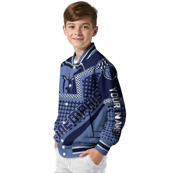 personalized memphis grizzlies star burst blue varsity jacket trendy.webp