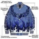 personalized memphis grizzlies winged blaze blue white varsity jacket best selling.webp