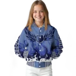 personalized memphis grizzlies winged blaze blue white varsity jacket best selling.webp