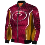 personalized miami heat power plate red bomber jacket best selling