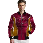 personalized miami heat power plate red bomber jacket best selling