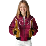 personalized miami heat power plate red bomber jacket best selling