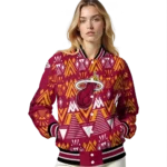 personalized miami heat pyramid shapes red varsity jacket best selling.webp