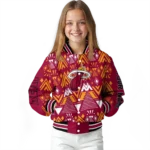 personalized miami heat pyramid shapes red varsity jacket best selling.webp