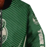personalized milwaukee bucks chevron arrow green bomber jacket best selling