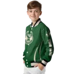 personalized milwaukee bucks chevron arrow green varsity jacket best selling.webp