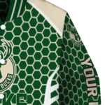personalized milwaukee bucks hexagon grid green varsity jacket best selling.webp