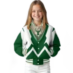 personalized milwaukee bucks v stripes green white varsity jacket best selling.webp