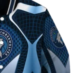 personalized minnesota timberwolves mesh chest black varsity jacket best selling.webp