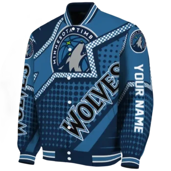 personalized minnesota timberwolves star burst midnight blue varsity jacket best selling.webp