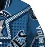 personalized minnesota timberwolves star burst midnight blue varsity jacket best selling.webp