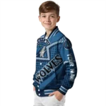 personalized minnesota timberwolves star burst midnight blue varsity jacket best selling.webp