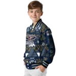 personalized new orleans pelicans pyramid shapes navy varsity jacket best selling.webp