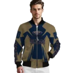 personalized new orleans pelicans spider mark navy bomber jacket best selling