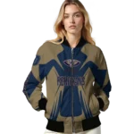 personalized new orleans pelicans spider mark navy bomber jacket best selling