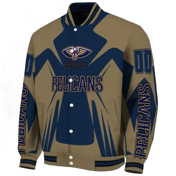 personalized new orleans pelicans spider mark navy varsity jacket best selling.webp