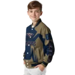 personalized new orleans pelicans spider mark navy varsity jacket best selling.webp