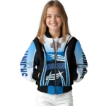 personalized new york knicks mesh effect blue black bomber jacket best selling