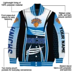 personalized new york knicks mesh effect blue black varsity jacket best selling.webp