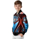 personalized oklahoma city thunder mesh chest black bomber jacket best selling