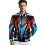 personalized oklahoma city thunder mesh chest black varsity jacket best selling.webp