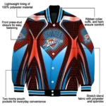 personalized oklahoma city thunder mesh chest black varsity jacket best selling.webp
