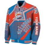 personalized oklahoma city thunder star burst blue varsity jacket best selling.webp