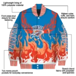personalized oklahoma city thunder winged blaze blue white varsity jacket best selling.webp