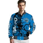 personalized orlando magic hexagon cluster blue black varsity jacket best selling.webp