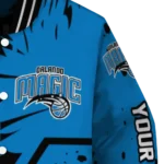 personalized orlando magic hexagon cluster blue black varsity jacket best selling.webp