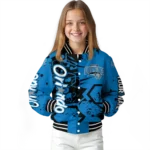 personalized orlando magic hexagon cluster blue black varsity jacket best selling.webp