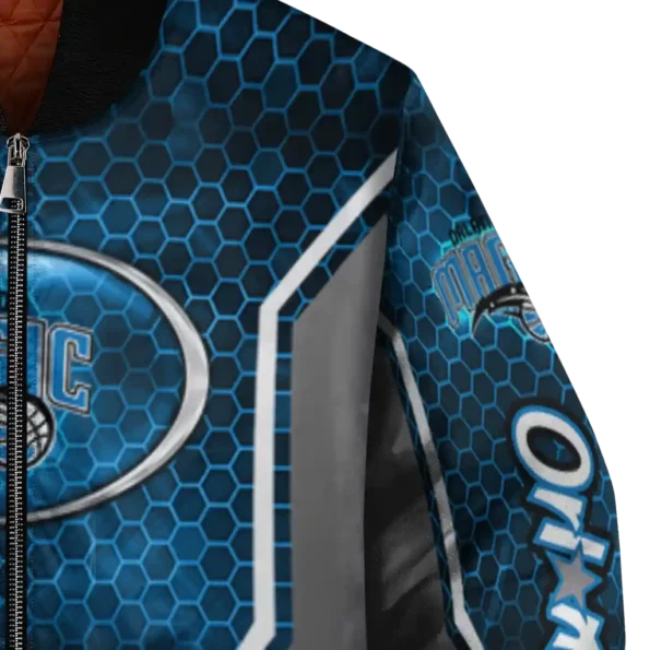 personalized orlando magic power plate blue bomber jacket premium grade