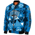 personalized orlando magic pyramid shapes blue bomber jacket best selling