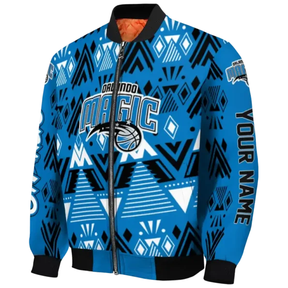 personalized orlando magic pyramid shapes blue bomber jacket best selling