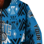 personalized orlando magic pyramid shapes blue bomber jacket best selling