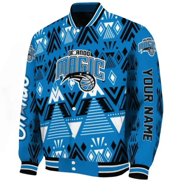 personalized orlando magic pyramid shapes blue varsity jacket best selling.webp