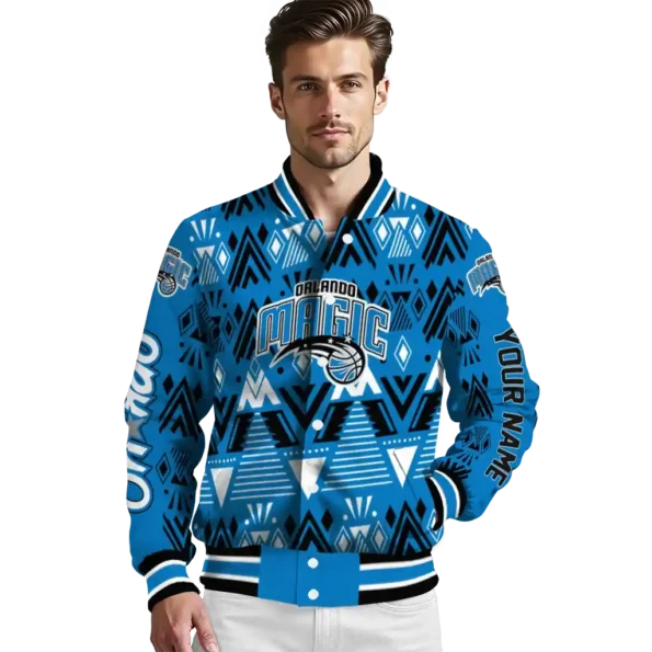 personalized orlando magic pyramid shapes blue varsity jacket high quality.webp