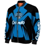 personalized orlando magic spider mark blue bomber jacket best selling