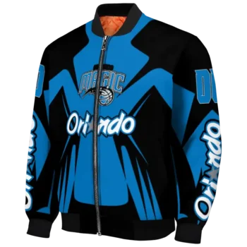 personalized orlando magic spider mark blue bomber jacket best selling