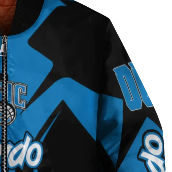 personalized orlando magic spider mark blue bomber jacket premium grade