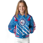 personalized philadelphia 76ers chevron angles blue varsity jacket best selling.webp