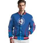 personalized philadelphia 76ers chevron arrow blue varsity jacket best selling.webp